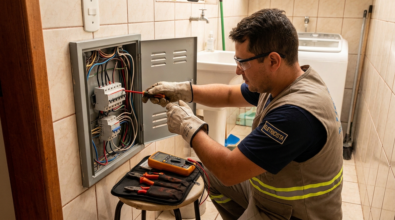 Instalacao de disjuntor residencial em Teresina‑PI