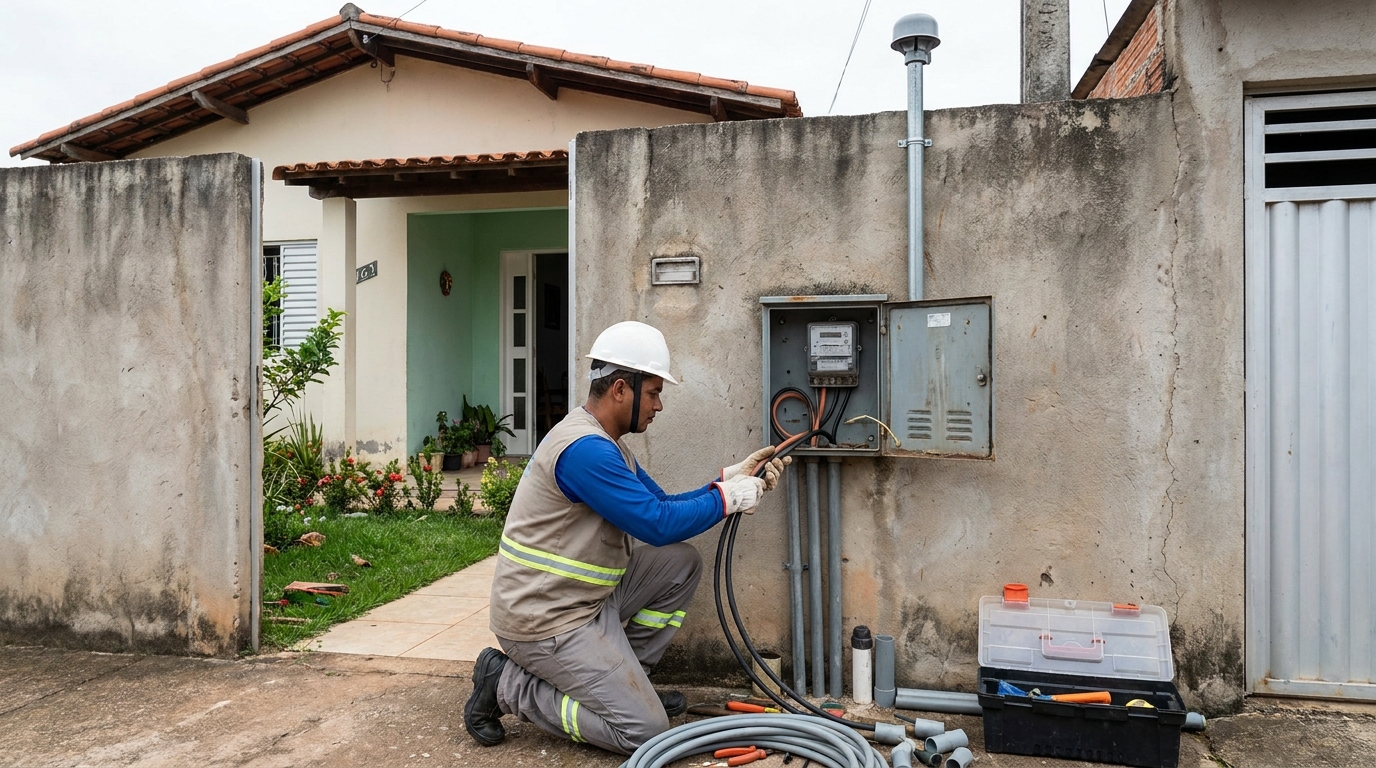 Instalacao de padrao de energia em Teresina‑PI