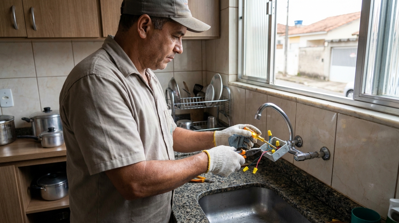 Instalacao de torneira eletrica profissional em Teresina‑PI