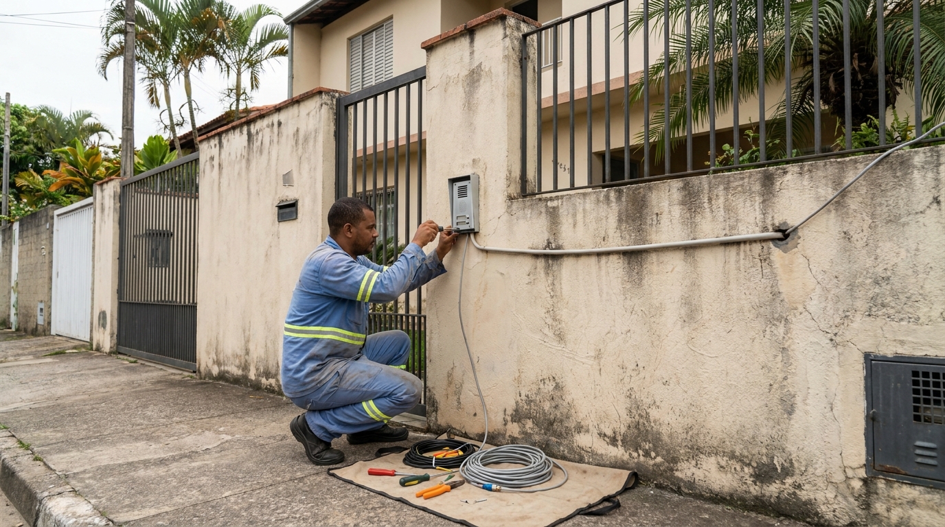 Instalacao de video porteiro em Teresina‑PI